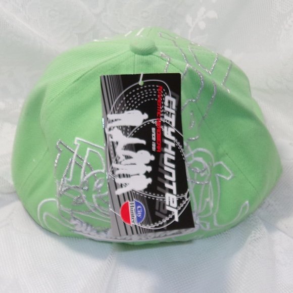 WASHINGTON DC City Hunter Embroidered CAP IS NEW WITH TAG- SIZE IS SMALL GREEN - Picture 5 of 8